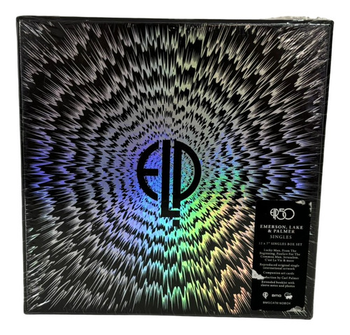 Box Emerson, Lake & Palmer Singles 12 Vinil 7´´ (color)