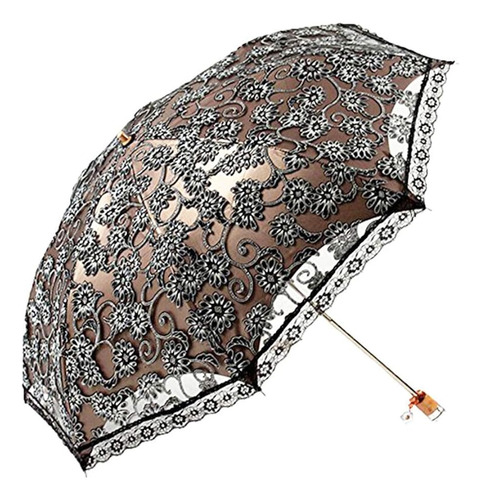 Orgrimmar Ladies Lace Parasol Paraguas Protección Anti-uv So