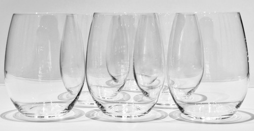Vaso Copa Sin Pie Cristal Bohemia Original Set X 12 500ml