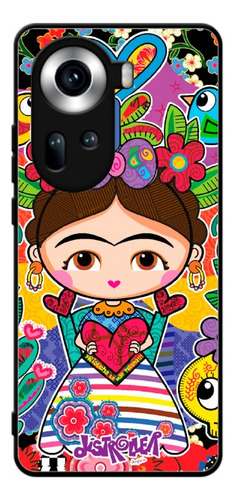 Funda Celular Flores Mujer Muñeca Mexicana Para Oppo