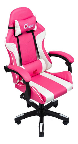 Silla Gamer Reclinable Masajeador Posabrazos Cojines Oferta!