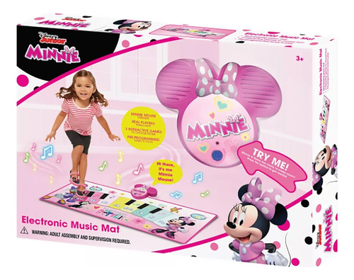 Tapete Musical Interactivo Disney Frozen/ Minnie/ Paw/pistas Color Minnie Rosa