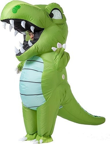 Disfraz De Fiesta Inflable De Dinosaurio Para Adultos