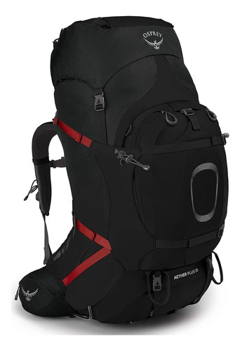 Osprey Aether Plus 85l Mochila Mochilero Para Hombre, Negro,