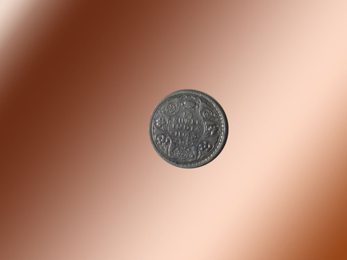 1 Moneda Antigua De La India De 1/4 De Rupia