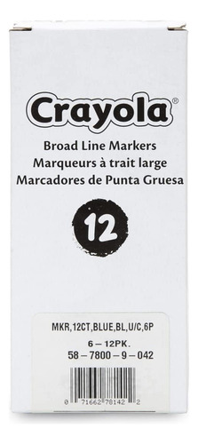 Rotuladores A Granel, Lavables, 12 Unidades, De Crayola, Col
