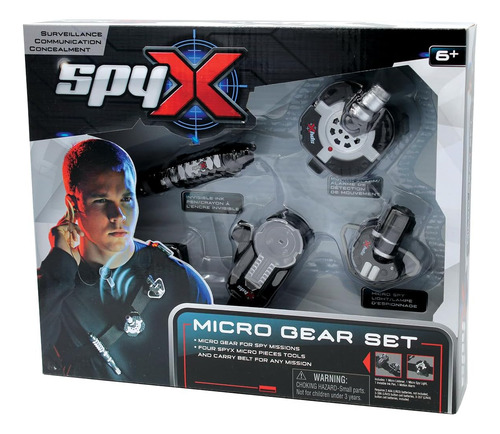 Set Spyx/micro Gear: Kit De 4 Juguetes Espia Reales Y Aju...