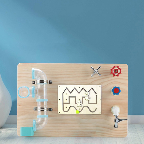 Tabla De Actividades Montessori Busy Board, Tablas Sensorial