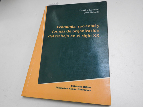 Economia Sociedad El Siglo Xx Lucchini Bubello. L646