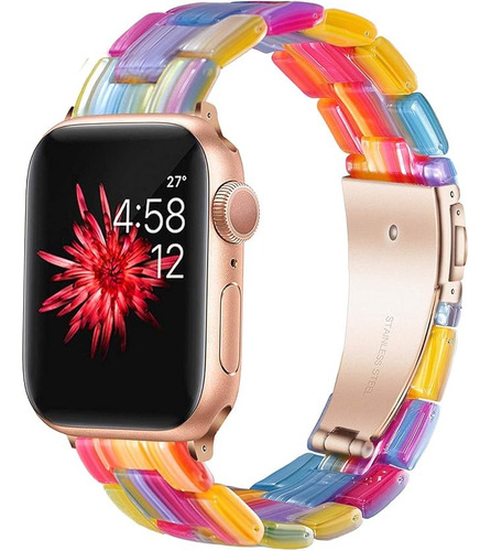 Correa Para Apple Watch Malla Adaptable Colores | 38mm A 44mm