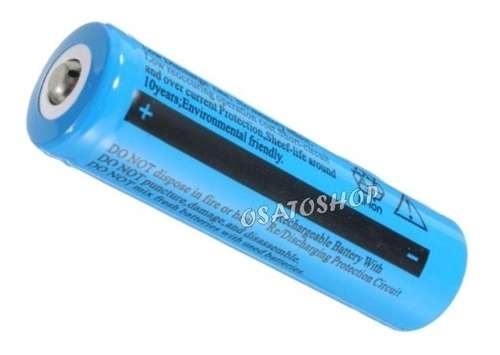 Bateria 18650 8800mah 3.7v Recarregável, Com Chip Proteção
