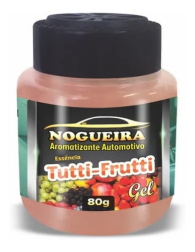 Kit 12 Aromatizantes Automotivo Essência Tuti-fruti Gel 80g