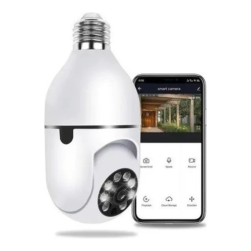 Camara Ampolleta Wifi Camara Seguridad Celular Exterior 360