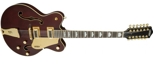 Guitarra electromagnética de cuerdas Gretsch G5422g-12 de cuerpo hueco