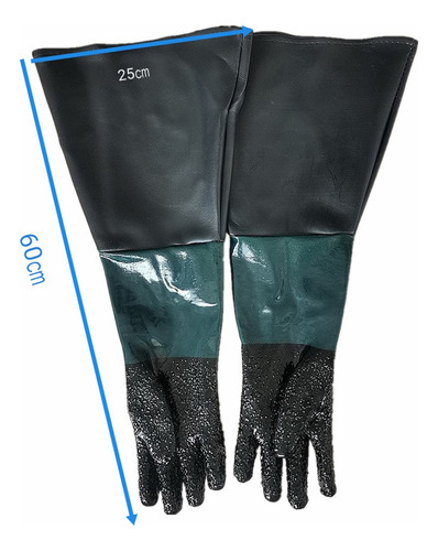 Guantes De Chorro De Arena Para Gabinetes De Chorro De