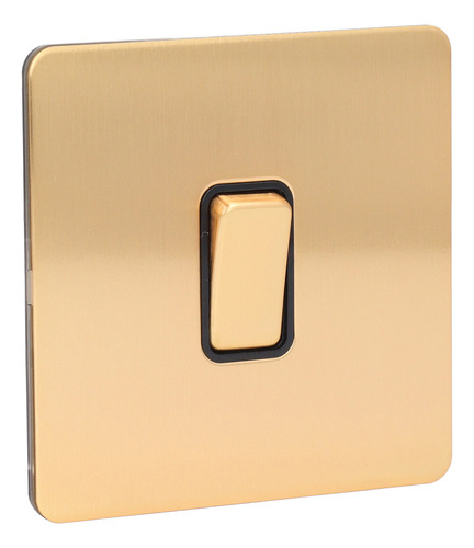 Botón De Pared De Imitación De Color Dorado Con Doble Contro