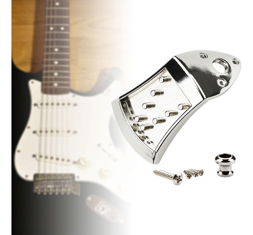 Tailpiece De Bandolim Triangular Com Fivela E Parafusos,