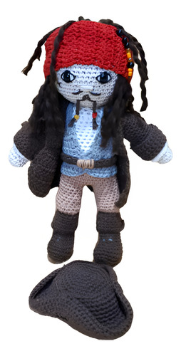 Muñeco Ja Ck Sparrow Amigurumi
