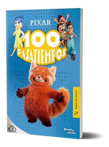 100 pasatiempos (sopas de letras). Pixar, de Disney. Serie N/a, vol. Único. Editorial Planeta Junior, tapa blanda, edición planeta junior en español, 2023