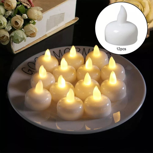Bnb 24 Velas Led Pequeñas, Luz Blanca Cálida