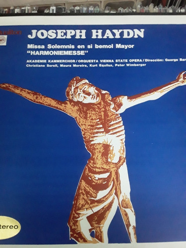 Joseph Haydn - Missa Solemnis Barati Sorell Lp Vinilo Kktus