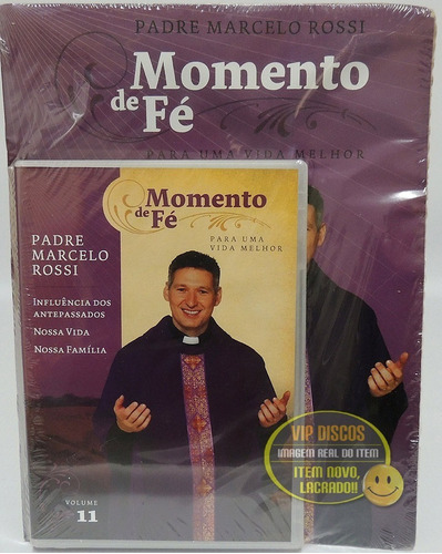 Dvd Padre Marcelo Rossi Momento De Fé Vol 11 - Novo Lacrado!