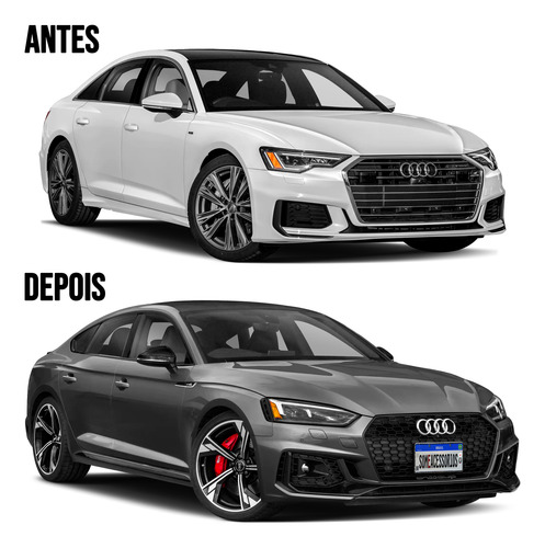 Body Kit Audi A5 Transforma Para Audi Rs5 Front Bumper Vo6