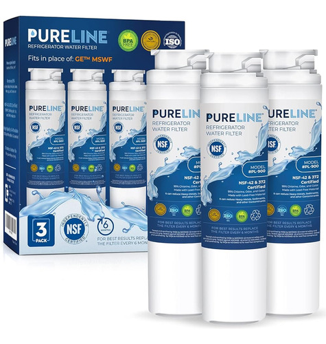 Reemplazo Pureline Mswf Para El Filtro De Agua Del Refrigera