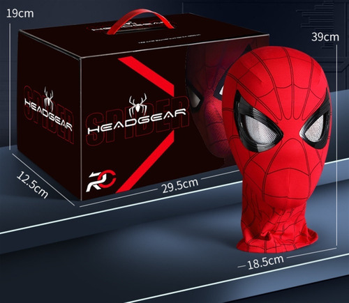 Máscara Spider - Man, Ojos Móviles, Parpadear