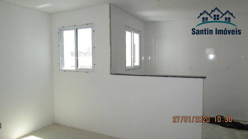 Cobertura Com 02 Dormitórios(01 Suíte )fino Acabamento Residencial À Venda, Vila Pires, Santo André. - Co0202