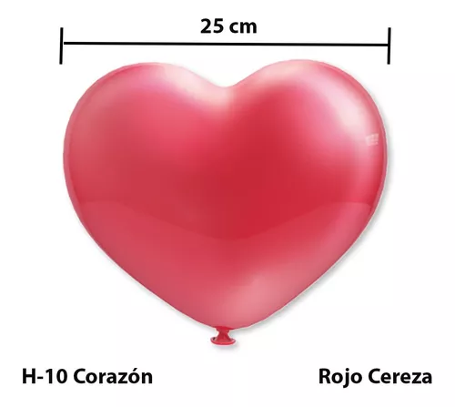 Globos Corazón Rojo 30cm (50)✔️ por sólo 10,98 €. Envío en 24h