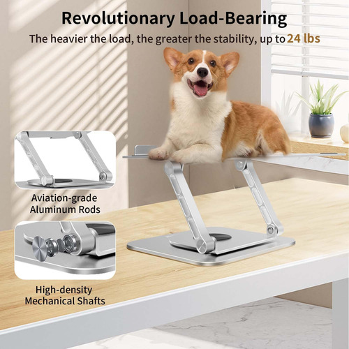 Alumuxx Soporte Ajustable Para Laptop, Capacidad De Carga In