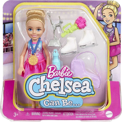 Barbie Chelsea Can Be Playset Patinadora De Hielo