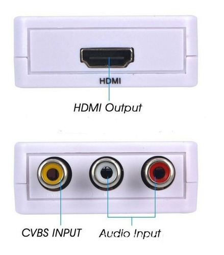 Convertidor Rca (av) A Hdmi Audio Video