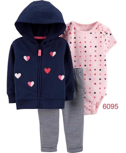 Conjunto Sudadera Niña Carters.