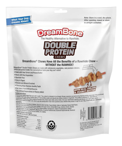Dreambone Double Protein Chews Hechos Con Pollo Real, Y De