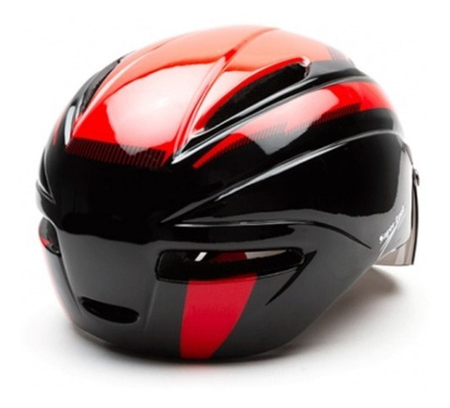Casco Aerodinámico Con Lentes Para Ruta Y Pista