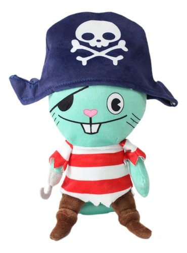 Happy Tree Friends Russell Pirate Rabbit Peluche Muñeca 25cm