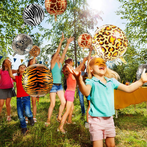 Globos Orbz Animales 22 Pulgadas Safari Selva Fiesta Banner