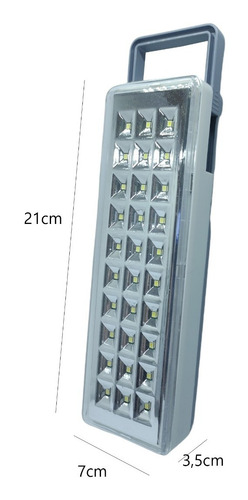Imagen 2 de 10 de Pack X 4 Luces Luz De Emergencia 30 Leds Recargable Led