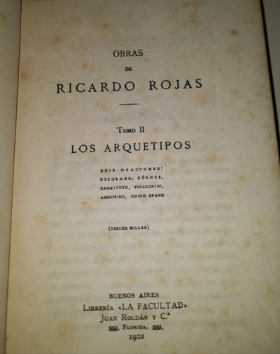 La Guerra De Las Naciones - Ricardo Rojas - Ed 1924 (Usado)