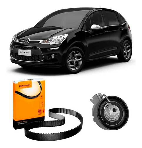 Kit Correia Dentada Citroen C3 1.5 2012 A 2017 Contitech