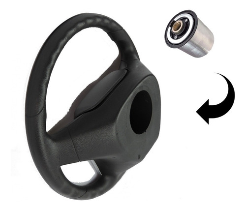 Imagem 4 de 5 de Volante Fusca 70 71 72 73 74 75 76 Cubo Surf Cruze Direção