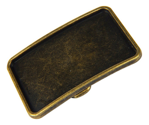 . Vintage Retângulo Bronze Em Branco Diy Cinto Fivela