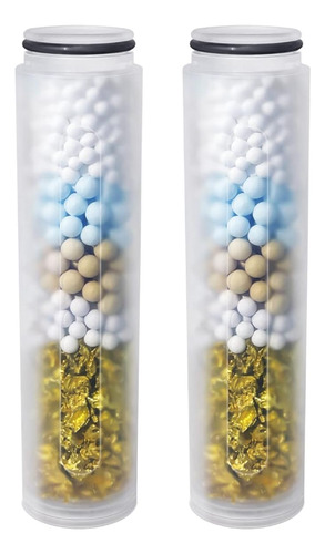 2 Piezas De Repuesto De Filtro De Ducha, Suavizante De Agua 