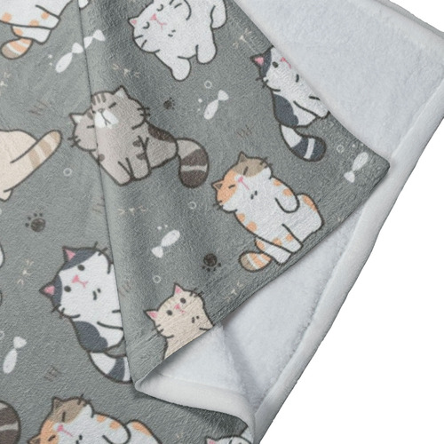 Cobija Matrimonial Patrones Varios Modelos Ligera Ultrasuave Gatitos Lisa