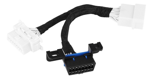 Adaptador Divisor Y Cable Obd2 De 16 Pines Macho A Doble Hem