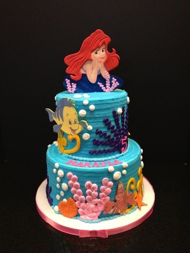 Tortas Sirenita Ariel S/disney Mar - Pedido Express!!