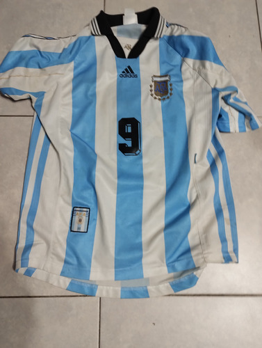 Camiseta De Argentina 1998 Adidas Tl (Usado)