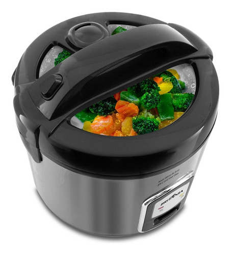 Panela De Arroz Glass Cooker 4 Litros Bpa12p Britânia 110v